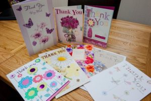 testimonials in thank you cards